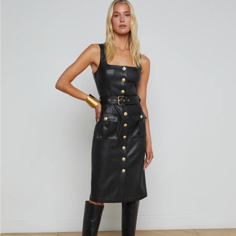 L’agence Idy Button front dress size 2
